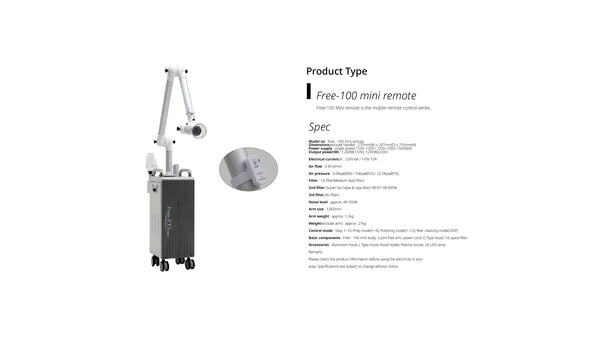 Dental extraoral suction system Free-100 mini