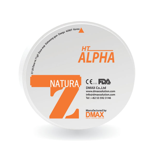 DMAX Alpha HT (1,100 MPa / High Translucent), Dental Laboratory, Zirconia Block, Dental Lab