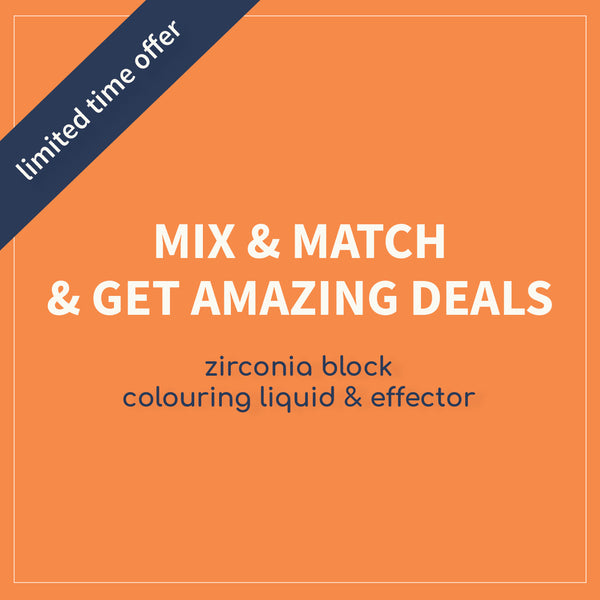 2020 Promotion 👉🏻[Zirconia Block + Colouring Liquid + Effector] Package Deals