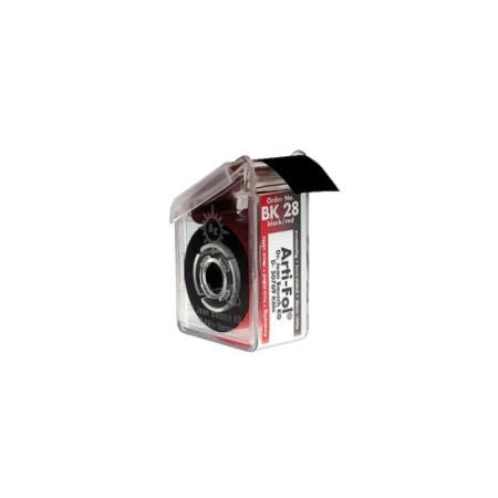 Bausch Arti-Fol Metallic Articulating Film/Black-Red Double-Sided (BK28)