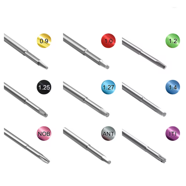 Dental Implant Screwdriver Set (9 pcs)