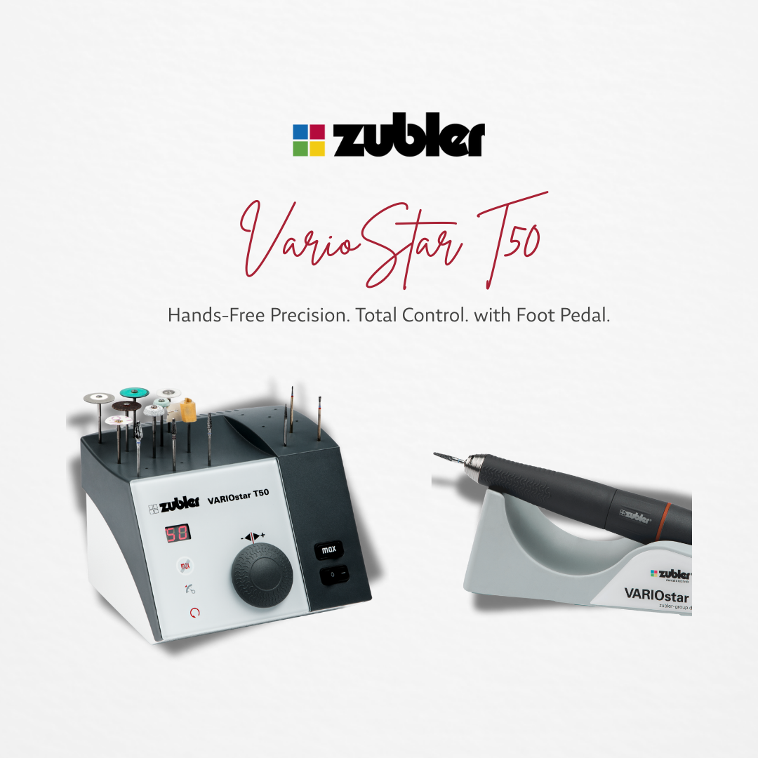 VARIOstar T50 – Handpiece with Tabletop Unit and Foot Pedal