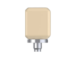 Nanocomposite hybrid ceramic block material